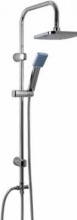 Idro Bric 0055CR Colonna doccia 2 Getti con Soffione � 18 cm e Doccetta Cromo