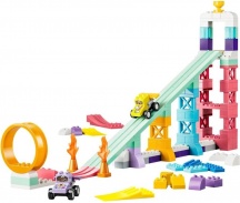 lego 10478 Costruzioni Rampe creative 3 in 1 con veicoli 111 Pezzi