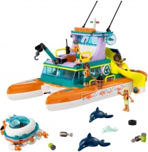 lego 41734 Friends Costruzioni Catamarano di Salvataggio Barca 7+ Anni