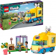 lego 41741 Friends Costruzioni Furgone di Soccorso dei Cani con Pickle 6+ Anni