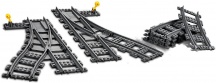 lego 60238 City Costruzioni Scambi Set 6 Pezzi Rotaie per la Ferrovia del Treno 5+