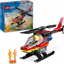 lego 60411 City - Elicottero dei Pompieri 5+ Anni