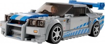 lego 76917 Speed Champions Costruzioni 2 Fast 2 Furious Nissan Skyline GT-R (R34) 9+