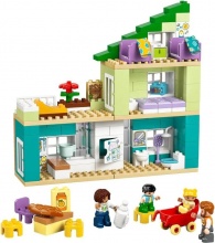 lego DUPLO TOWN Casa familiare moderna 3 in 1 con pe Costruzioni Casa familiare moderna 3 in 1 con personaggi 10470