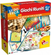 Lisciani 57023 Ludoteca Giochi Riuniti piu di 60 Gioco da Tavolo 6+