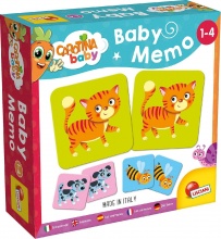lisciani 80045 Carotina Baby Memo Animali Prime Attivit� per Bambini da 1+ Anni