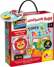 lisciani 92680 Puzzle per Bambini Montessori Baby Touch Et� consigliata 1-4 anni
