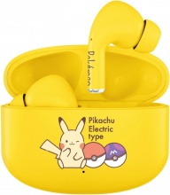 OTL PK0967 Cuffie Bluetooth Auricolari True Wireless, Pikachu Electric, Giallo
