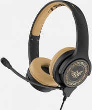 OTL ZD0815 Nintendo Zelda Crest Cuffie Gaming, a Padiglione, Cablato, Marrone, Grigio