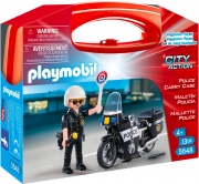 playmobil 5648A City Action Carry case Polizia Plastica Multicolore