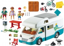 playmobil 70088 Family Fun Playset Camper con Famiglia in Vacanza per Bambini 4+ Anni