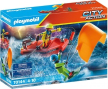 playmobil 70144 City Action Playset Tender Salvataggio della Guardia Costiera 4+ Anni