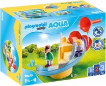 playmobil 70270 1.2.3 Aqua Playset Scivolo Acquatico per Bambini da 18+ Mesi