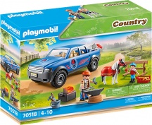 playmobil 70518 Country Playset Maniscalco con Pickup per Bambini da 4+ Anni