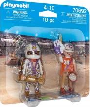 playmobil 70692 Duo Pack Playset Stuntmen per Bambini da 4+ Anni