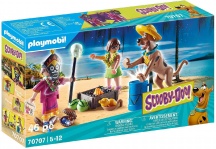 playmobil 70707 Scooby-Doo! Playset Allinseguimento del Witch Doctor per Bambini 5+