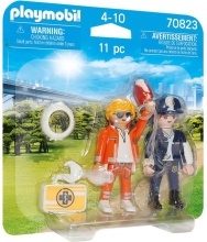 playmobil 70823 Duo Pack Playset Dottore e Poliziotta per Bambini da 4+ Anni