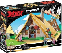 playmobil 70932 Asterix Playset Capanna di Abraracourcix per Bambini da 5+ Anni