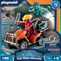 playmobil 71085 Dragons: The Nine Realms - Icaris Quad & Phil Playset 5+