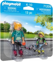 playmobil 71209 Duo Pack Playset Hockey su Strada per Bambini da 4+ Anni