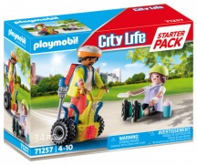playmobil 71257 Starter Pack Soccorso in Segway Playset per Bambini da 4+ anni