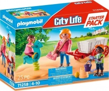 playmobil 71258 City Life Playset Starter Pack Gita al Parco Giochi per Bambini 4+