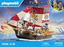 playmobil 71418 Nave Pirata Playset per Bambini da 5+ anni