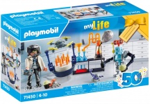 playmobil 71450 Scienziato con Robot - My Life Playset per Bambini da 4+ anni
