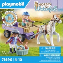 playmobil 71496 Carrozza con Pony Playset per Bambini da 8+ anni