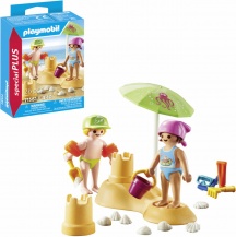 playmobil 71581 Bambini con Castello di Sabbia Playset per Bambini da 4+ anni