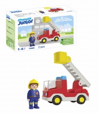 playmobil 71683 Junior: Autoscala Pompieri Playset per Bambini da 4+ anni