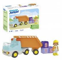 playmobil 71685 Junior: Camion del Cantiere Playset per Bambini da 18+ mesi