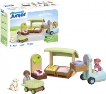 playmobil 71691 Junior: Mercatino Biologico Playset per Bambini da 4+ anni