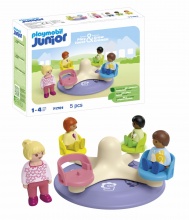 playmobil 71701 Junior: Giostra per Bambini Playset per Bambini da 4+ anni