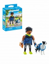 playmobil 71740 Border Collie con Personaggio Playset per Bambini da 4+ anni