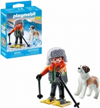 playmobil 71741 San Bernardo con Personaggio Playset per Bambini da 4+ anni