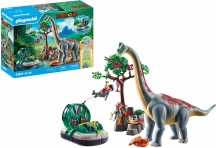 playmobil 71819 Alla Ricerca del Brachiosauro Playset per Bambini da 4+ anni