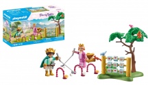 playmobil 71849 Giardino con Giochi e Principini Playset per Bambini da 3+ anni