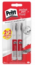 Henkel 1433193 Confezione 4 pz correttore liquido in penna Pritt 8 ml