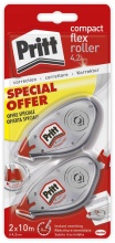 Henkel 2115719 Blister 2 correttori a nastro Pritt 4,2mm x 10 mt di lunghezza