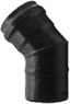 Save Fumisteria 3842f3888 Gomito Pellet 45� Nero Opaco cm 12