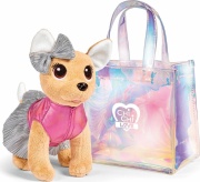 Simba 105893432009 Chi Chi Love Shimmer Peluche Fashion con Borsetta Luccicante 5+