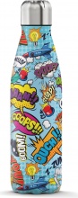 The Steel Bottle STEELBOTTLES.POP.21C The Steel Bottle - Pop Art Series 500 ml - Comic - m075