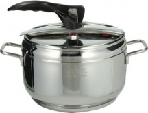 Tognana V5458J2INOX Pentola a Pressione per Induzione in Acciaio Inox 5 Litri Mistyq