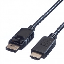 Roline 11.99.5782 Cavo Dp-Hdtv 3Mt MM Value Displayport-Hdmi 2K1080P 60Hz