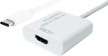 Roline 12.99.3210 Adattatore HDMI da Usb-c Maschio a HDMI femmina colore Bianco