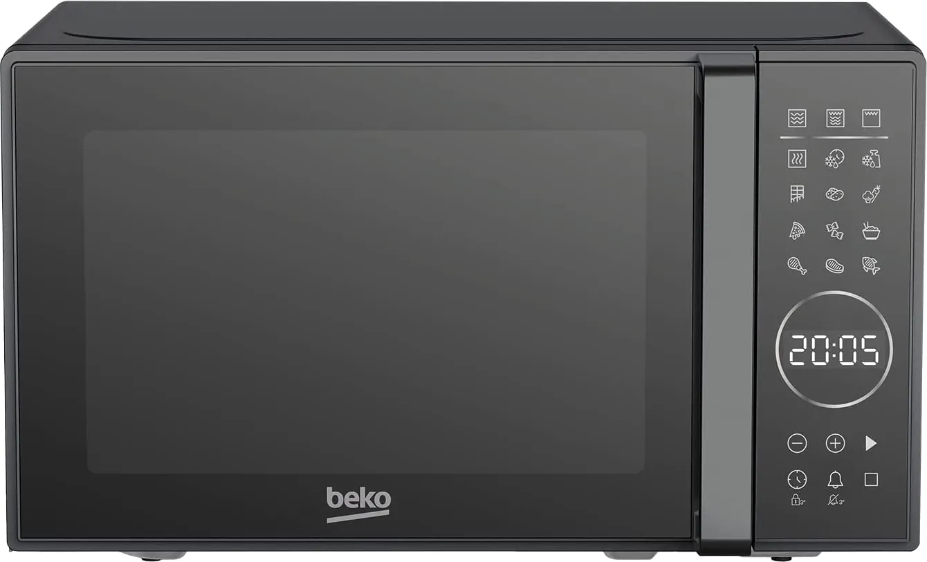 Beko Forno Microonde con Grill Capacità 20 Litri Potenza 800 Watt colore  Nero - MGC2013BB