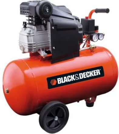 Black & Decker Compressore Aria Compressa ad Olio 50 Litri Hp 2,0 220V - BD  205/50