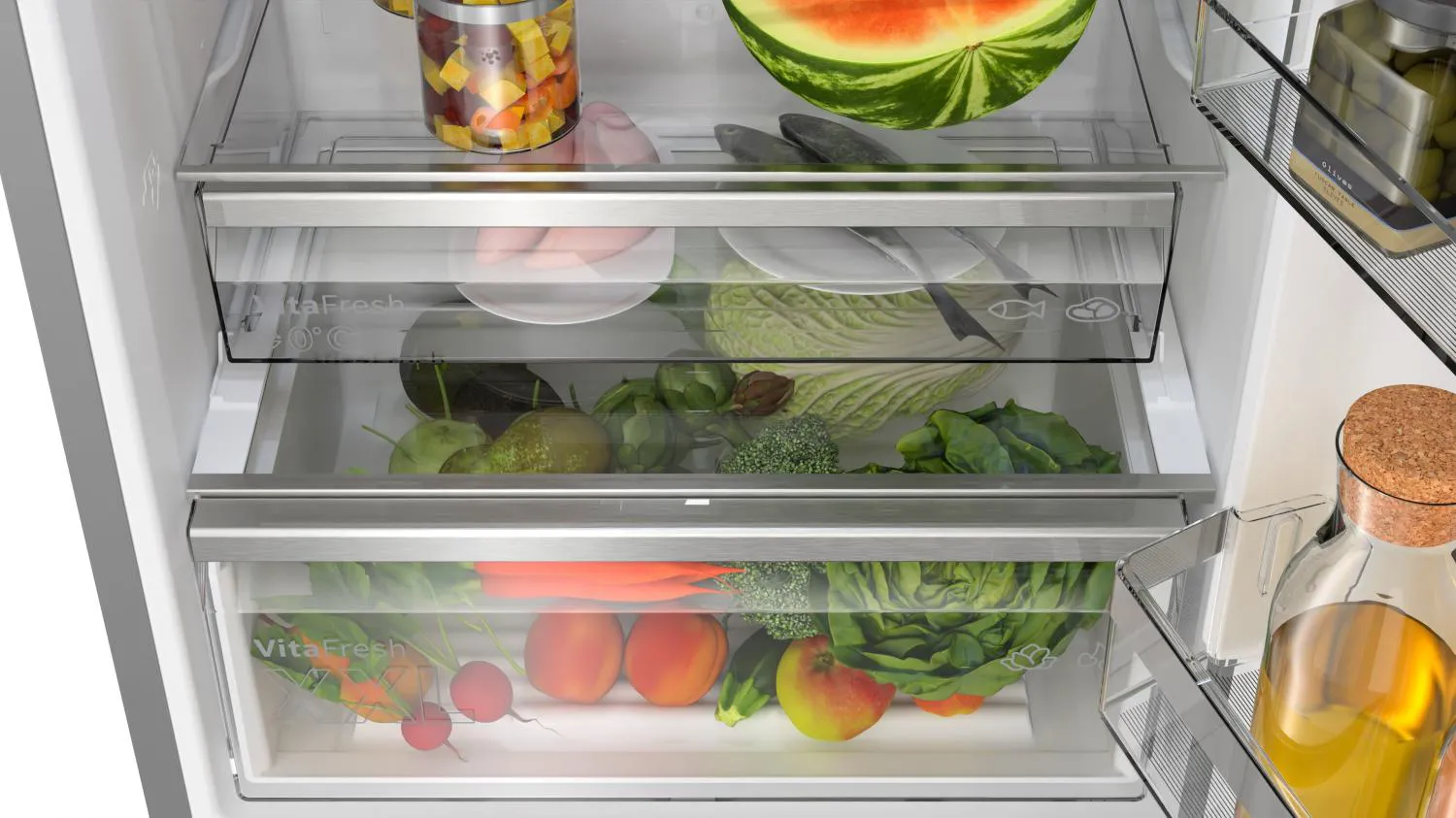 Réfrigérateur Bosch Série 4 - 440 Litres - Inox - Modèle KGN49VXCT