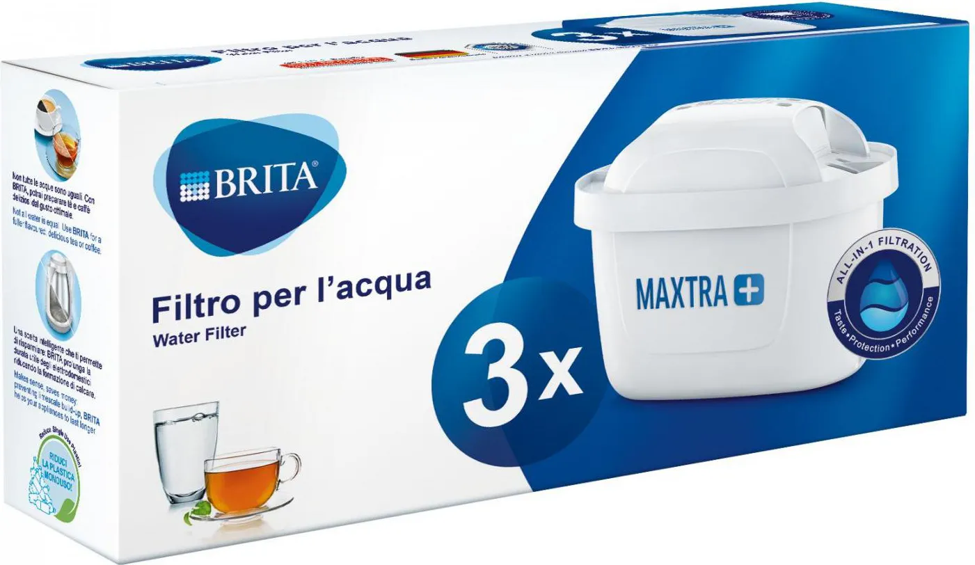 Confezione 3 Guarnizioni per Caraffa Filtrante Brita MAXTRA+ PACK 3 Prezzo  in Offerta su Prezzoforte